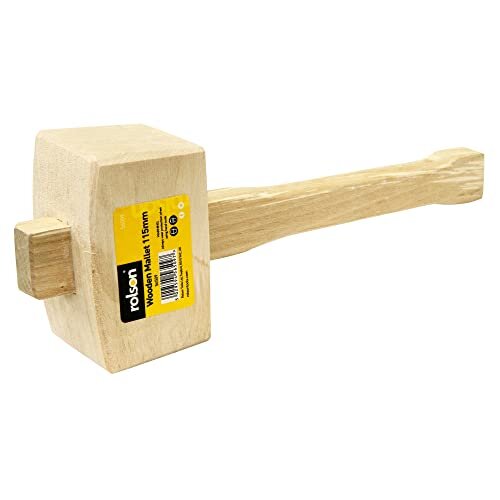 Square MALLET, WOODEN 115MM BPSCA 56509 - TL09350 By ROLSON TOOLS